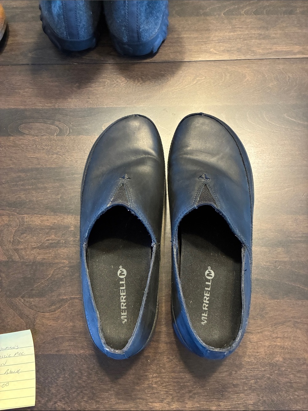 Merrell Black Women’s Encore Kassie Moc Slip-On Leather Loafers